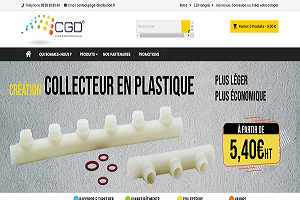 cgd-distribution.fr : boutique en ligne de collecteur en plastique